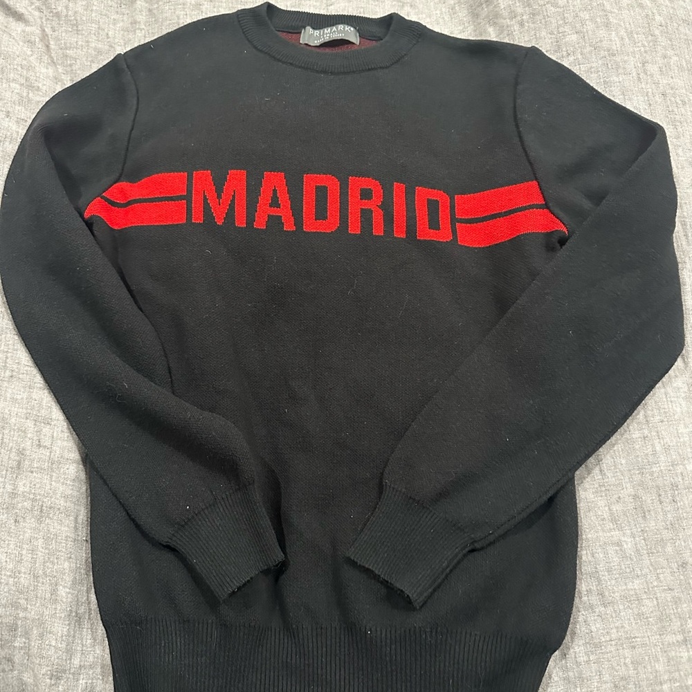 Black and Red Madrid Sweater Primark